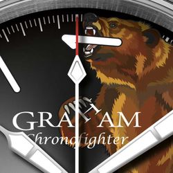 Graham / İsviçre mekanik kol saati Chronofighter 2CVAS.B32A kronograflı