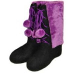 Валенки / Women's boots with fur trim