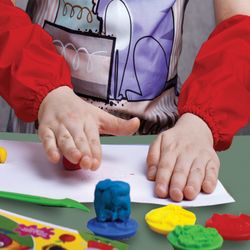 A set of lessons PYTHAGORAS: oilcloth PVC green, 69х40 cm, red armlets