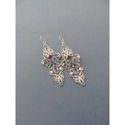Снежинка / Snowflake / Earrings "Charm"