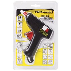 Glue pistol 15 W, for 7 mm rod, in blister, PROCONNECT