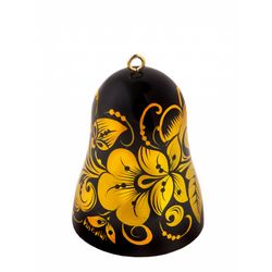 Золотая Хохлома / Christmas tree toy "Bell" 60x45 mm