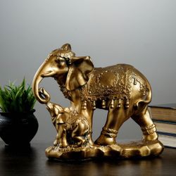 Хорошие сувениры / Figure "Elephant with an elephant" 15x27x27 cm