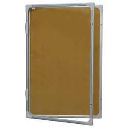 Board-showcase cork (90x60 cm), aluminum frame, OFFICE, "2x3" (Poland)