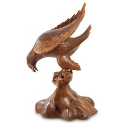 Decor and Gift / Wooden figurine "Eagle" 49 cm