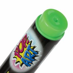 粉笔笔 BRAUBERG "POP-ART"，干擦，用于光滑表面，5 毫米，绿色