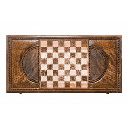 GamesDealer / Gamão esculpido "Brasão de armas do Tartaristão", Rasulov