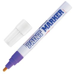 Marcador de tinta verniz MUNHWA, 4 mm, ROXO, base nitro, corpo de alumínio