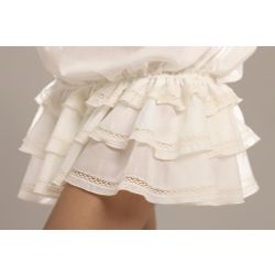 Снежинка / Snowflake / Tunic "Whims of nature" from cambric