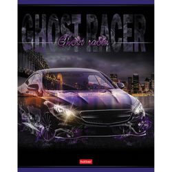HATBER / Notebook А5 48 p. bracket, cage, selective varnish, "Ghost Rider" / 10 pcs.