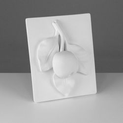 Мастерская Экорше / Plaster figure "Ornament apple tree branch"