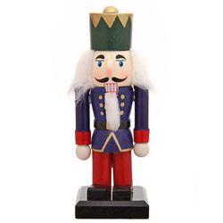 Doll wooden Nutcracker blue uniform