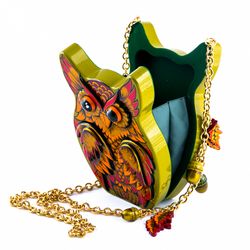 Золотая Хохлома / Owl Bag"