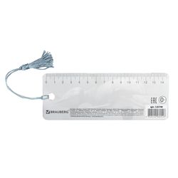 Bookmark for books 3D, BRAUBERG, volume c movement "Dolphin" with a decorative lace tie