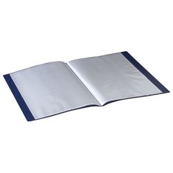 Pasta de 20 pastilhas BRAUBERG "Contract", azul, pastilhas anti-reflexo, 0,7 mm, classe executiva