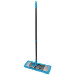 YORK / Esfregona "Salsa" com solha 40 cm, microfibra MOP (TIPO K), cabo telescópico 130 cm, fio Euro