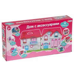 Играем вместе / Let's play together / Doll house with a set of accessories