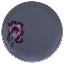 Жостово / Tray "Spring Tulip" forged 22 cm