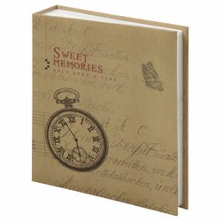 Photo album BRAUBERG "Watch, craft" for 200 photos 10x15 cm, hard cover, heat seal