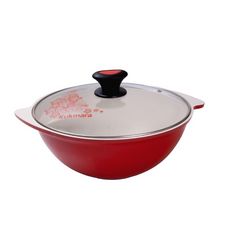 Roasting pan 3L non-stick with glass lid Kukmara