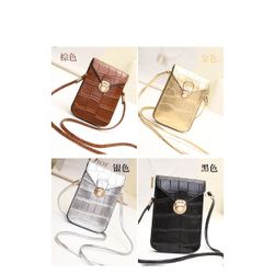 Bag-wallet made of crocodile leather