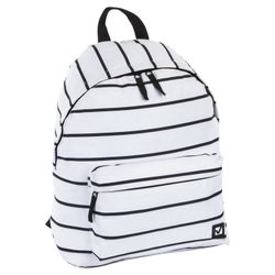 Backpack BRAUBERG, universal, city size, white stripe, 20 liters, 41х32х14 cm