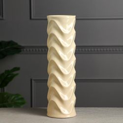 Керамика ручной работы / Table vase "Wave" 38 cm