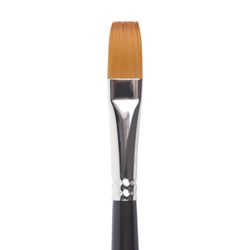 Brush art is a professional ART BRAUBERG "CLASSIC", synthetic soft, under columns, flat No. 12, short handle