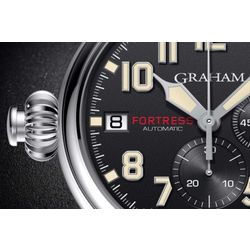Orologio da polso meccanico Graham / Swiss Chronofighter 2FOAS.B01A con cronografo
