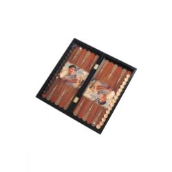 GamesDealer / Backgammon + Spielsteine "For the Motherland" (50x25x7,5 cm) im Karton