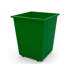 The container of 0.75 m3 I903 green powder paint