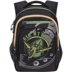 GRIZZLY / GRIZZLY school backpack, anatomical back, for boys, "AIR ATTACK", 38x26x20 cm
