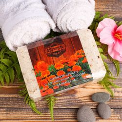 Добропаровъ / Dobroparov / Salt briquette with Altai herbs "Calendula", 1.35 kg
