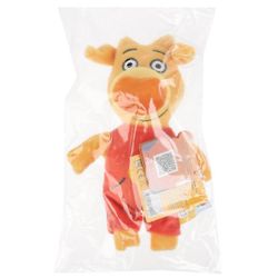 Мульти-Пульти / Multi-Multi / Soft sonicated toy "Orange cow. Bo's calf"