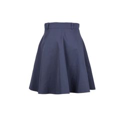 School skirt knee-length blue for girls