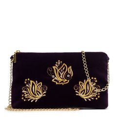 Торжокские золотошвеи / Velvet clutch "Scent of spring"