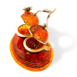 Amber Palace / Palacio de ámbar / Caja de recuerdo "Cerezas", bronce