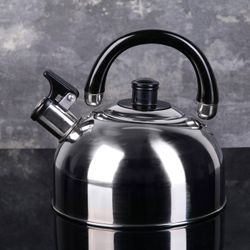 Доляна / Doliana / Whistle kettle "Black Night", 1.9 l, fixed handle