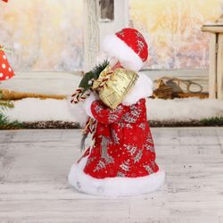 Зимнее волшебство / Doll "Santa Claus, in a red coat with gifts"
