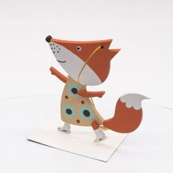 Toy Christmas tree handmade "Fox Figure figure" 310-2
