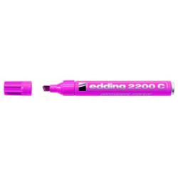 EDDING / Marcador edding / permanente, recarregável, bico chanfrado, 1-5 mm rosa