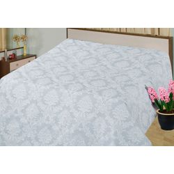 ВладЛен / VladLen / Bed sheet JACQUARD poplin "Light gray"
