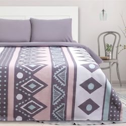 Этель / Bed linen 2 joint ventures Ethnic 175 * 215 cm, 200 * 220 cm, 50 * 70 cm - 2 pieces