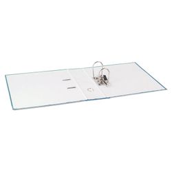 Raccoglitore LEITZ, meccanismo a 180°, copertura in plastica, 80 mm, turchese