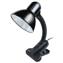 SONNEN / Table lamp OU-108, on a clothespin, E27 base, black