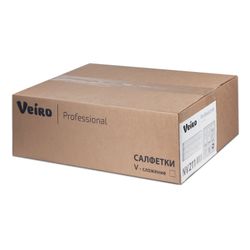 VEIRO / Napkins Professional Comfort 2-ply, white, 21x16.2, 220 pcs. (System N4) V, SET 15 pcs.