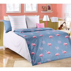 ВладЛен / VladLen / Children's bed linen from coarse calico "Vanilla sky"