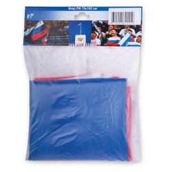 Flag of Russia, 70х105 cm, the pocket under the shaft, packing with Euro slot