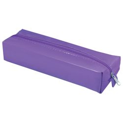 Pencil case-cosmetic bag BRAUBERG under faux leather, Glitter, purple, 20х6х4 cm