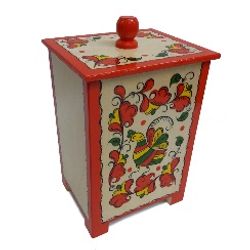 Беломорские узоры / Wooden box "Permogorsk painting"